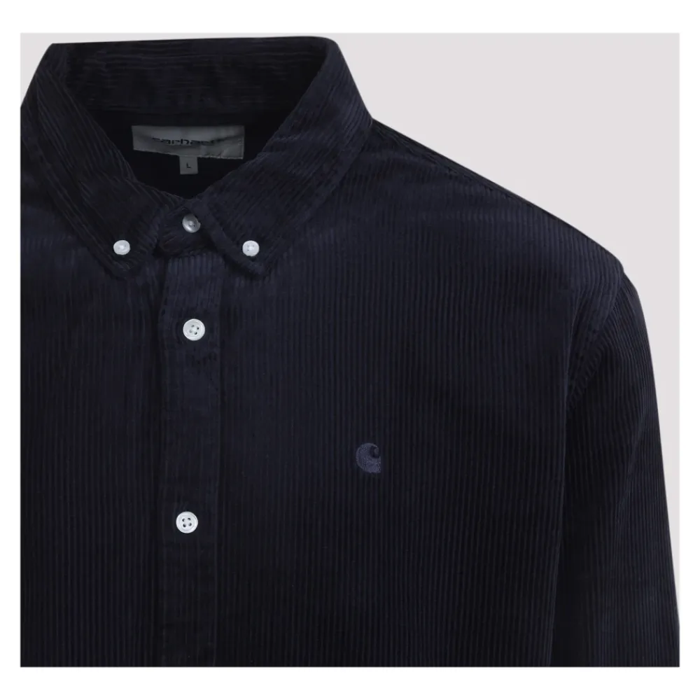 Skjorter^Carhartt Wip Madison Cord Shirt Blå