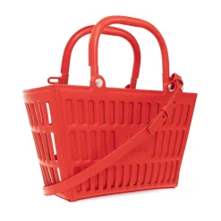 Bæltetasker<Balenciaga Mag Small Basket Bag Rød