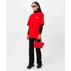 Bæltetasker<Balenciaga Mag Small Basket Bag Rød