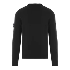 Strik^Stone Island Maglia Crew Neck Sweater Sort