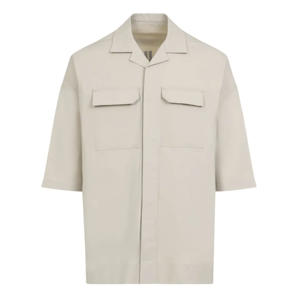 Skjorter<Rick Owens Magnum Tommy Shirt Beige