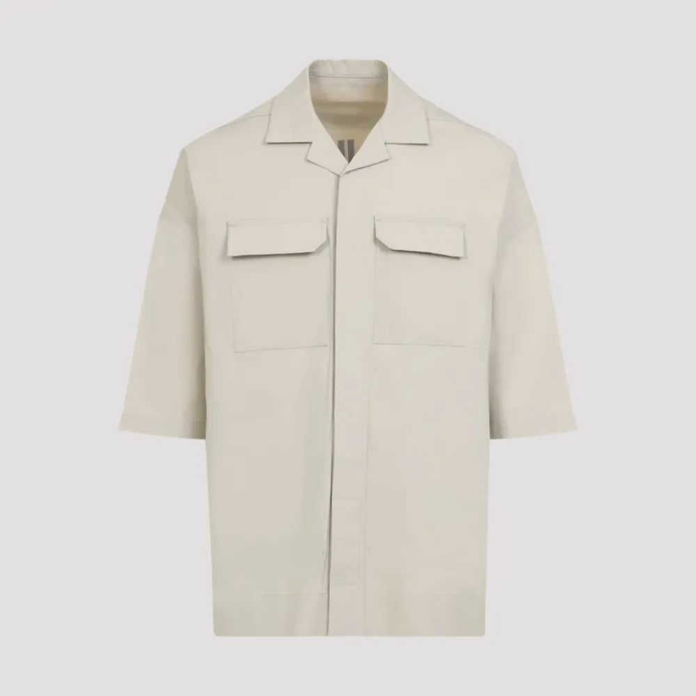 Skjorter<Rick Owens Magnum Tommy Shirt Beige