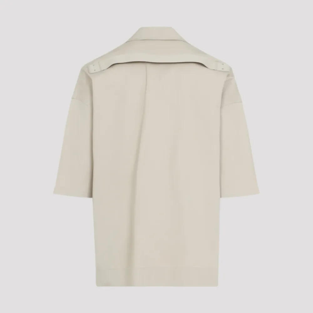 Skjorter<Rick Owens Magnum Tommy Shirt Beige