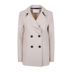 Frakker<Harris Wharf London Mandel Uld Dobbelt-Brysket Frakke Beige