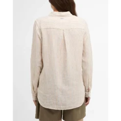 Bluser & Skjorter<Barbour Marine Relaxed Langærmet Skjorte Beige