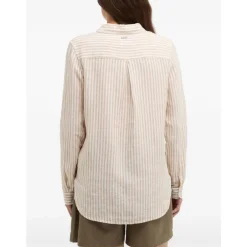 Bluser & Skjorter<Barbour Marine Relaxed Langærmet Skjorte Beige