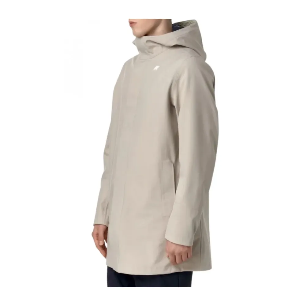 Frakker<K-Way Marlyn Bonded Jacket Beige