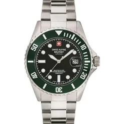 Ure<Swiss Alpine Military Master-Diver Analog Quarz 7053.1133 Grå