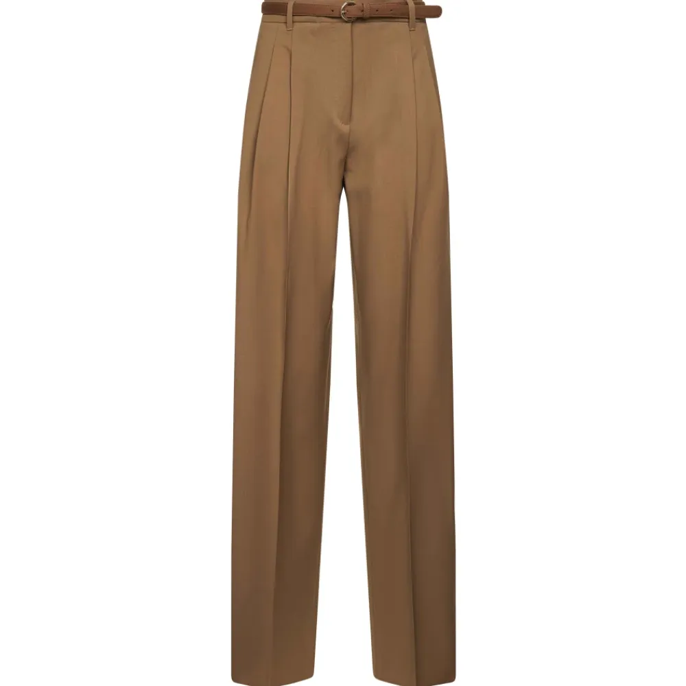 Bukser^Max Mara Studio RTW... Camel Brun