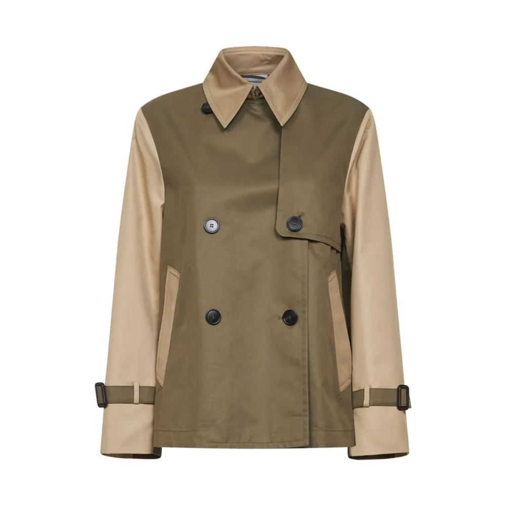 Frakker^Weekend Max Mara Max Mara Weekend Coats Grøn
