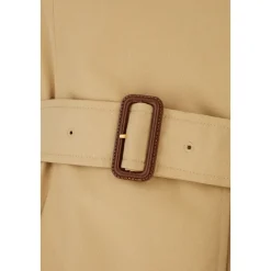 Frakker^Burberry Mellemlang Chelsea Heritage Trenchcoat Beige