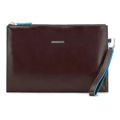 Laptop Tasker^Piquadro Men's clutch for iPad@mini Brun