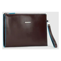 Laptop Tasker^Piquadro Men's clutch for iPad@mini Brun