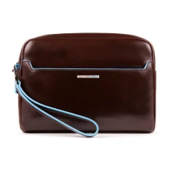 Laptop Tasker<Piquadro Men's clutch for iPad@mini Brun