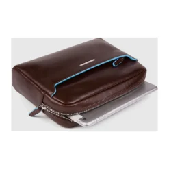 Laptop Tasker<Piquadro Men's clutch for iPad@mini Brun