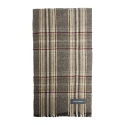Halstørklæder Og Tørklæder^Piquadro Men's scarf with madras check pattern Brun