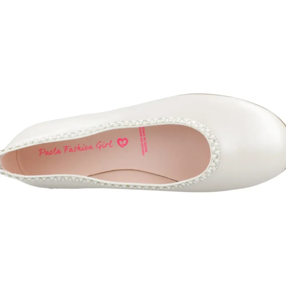 Ballerinasko^Pablosky Merceritas Ballerina Sko Hvid