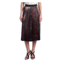 Nederdele^Zadig & Voltaire Metallic Gradient Plisseret Midi Nederdel Multifarvet