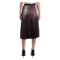 Nederdele^Zadig & Voltaire Metallic Gradient Plisseret Midi Nederdel Multifarvet