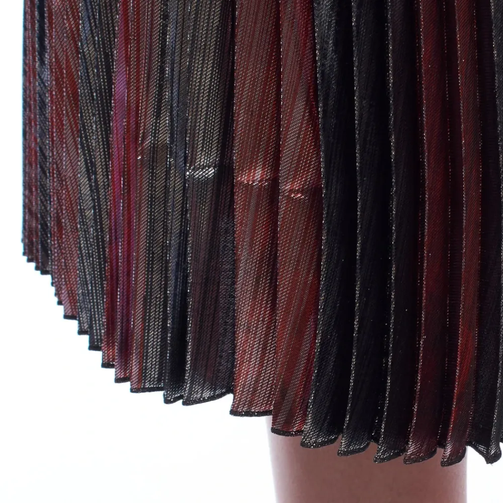 Nederdele^Zadig & Voltaire Metallic Gradient Plisseret Midi Nederdel Multifarvet