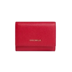 Punge & Kortholder^Coccinelle Metallic Small Rød