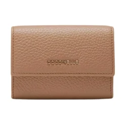 Punge & Kortholder^Coccinelle Metallic Soft Card Holder Beige
