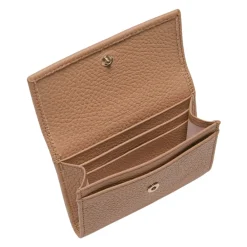 Punge & Kortholder^Coccinelle Metallic Soft Card Holder Beige