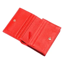 Punge & Kortholder^Coccinelle Metallic Soft Wallet Rød