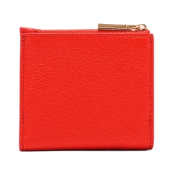 Punge & Kortholder^Coccinelle Metallic Soft Wallet Rød