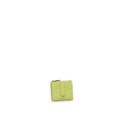 Punge & Kortholder^Coccinelle Metallic Soft Wallet Grøn