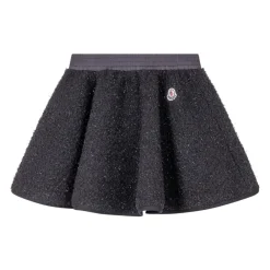 Kjoler & Nederdele<Moncler Metallic Teddy Skirt Sort