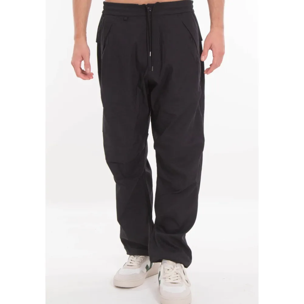 Bukser<C.P. Company Metropolis Series Technical Panama Boxy Pants Sort