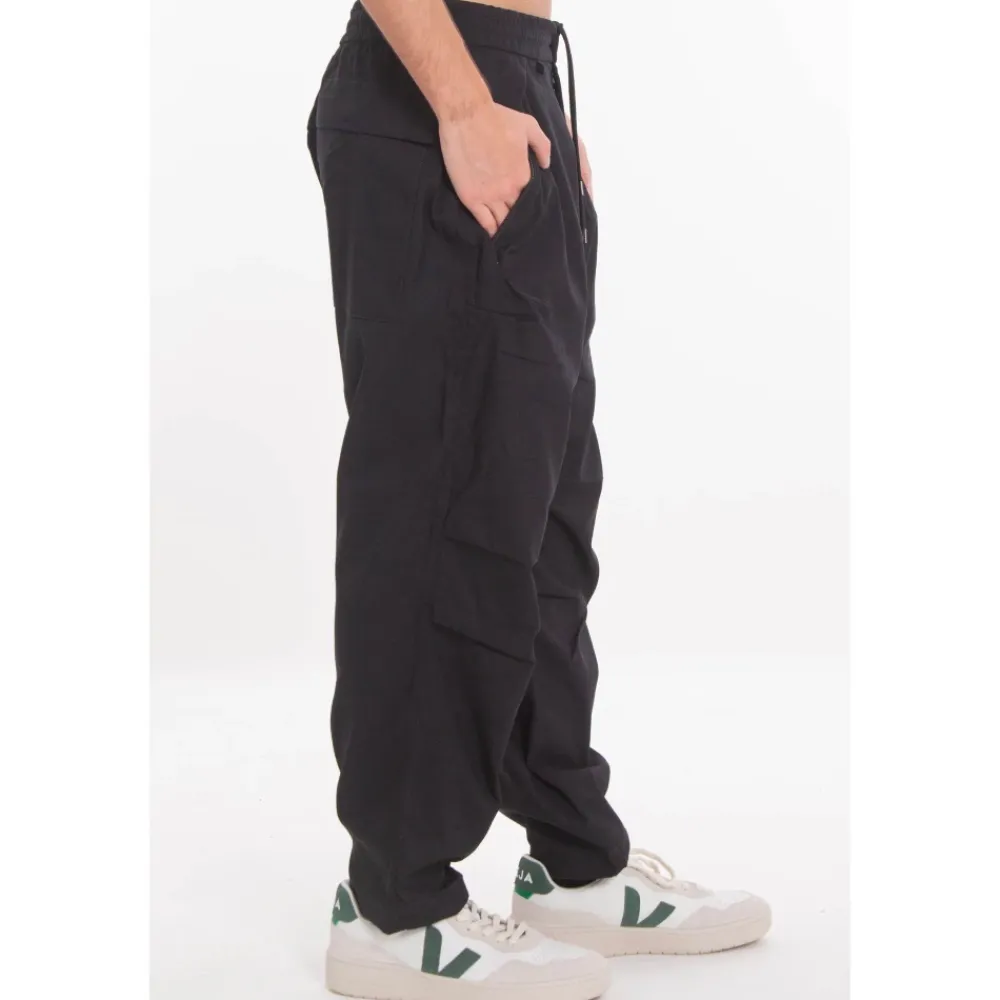 Bukser<C.P. Company Metropolis Series Technical Panama Boxy Pants Sort