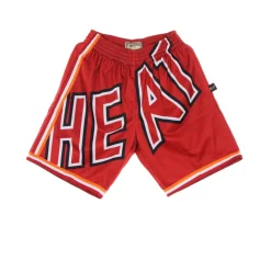 Træningsbukser & Tights^Mitchell & Ness Miami Heat Basketball Shorts Hardwood Classics Rød