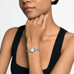 Ure<Michael Kors Micro Lexington Pavé Two-Tone Watch Multifarvet