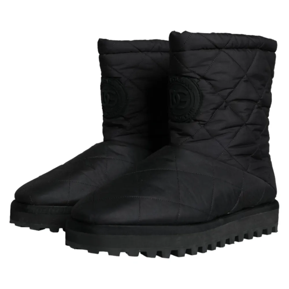 Vinterstøvler^Dolce & Gabbana Mid Calf Boots Sort