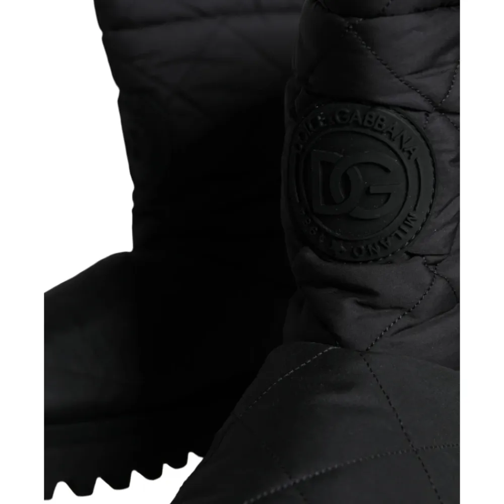Vinterstøvler^Dolce & Gabbana Mid Calf Boots Sort
