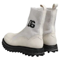 Vinterstøvler<Dolce & Gabbana Mid Calf Boots Hvid