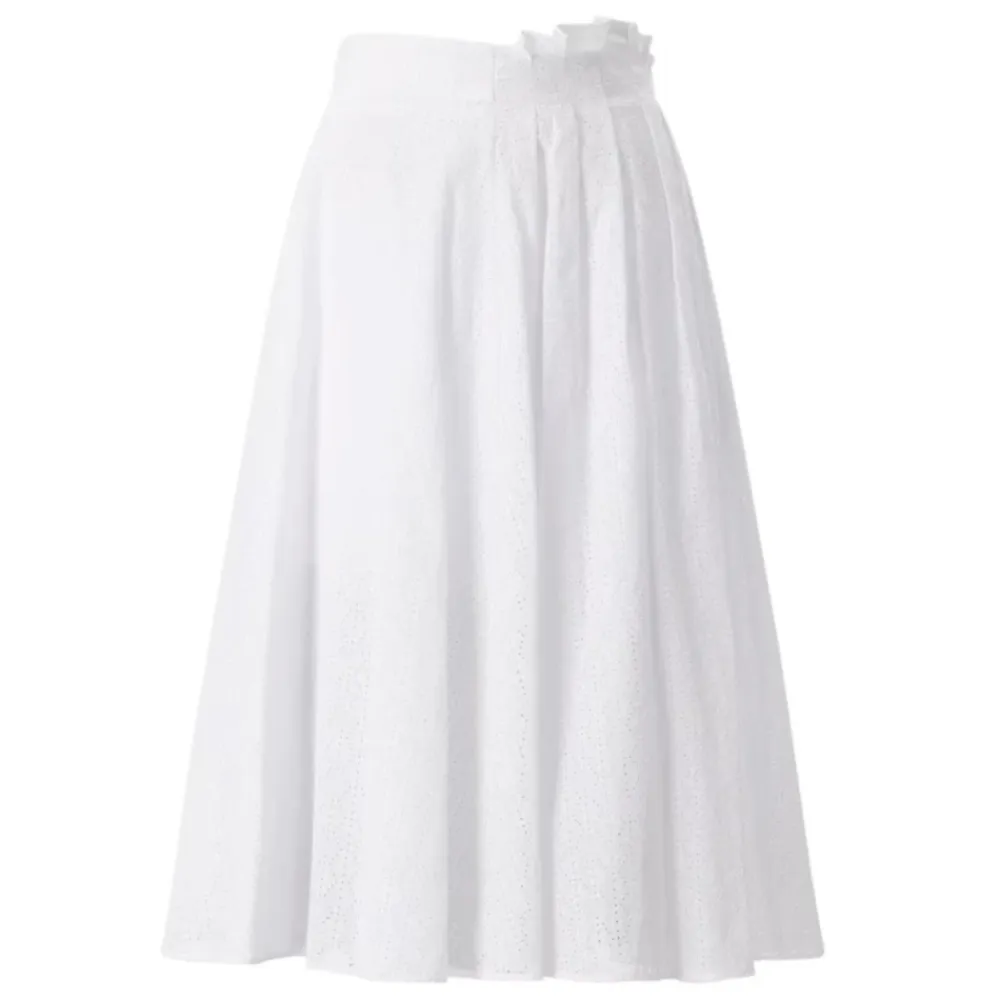 Nederdele<MSGM Midi Nederdel Hvid