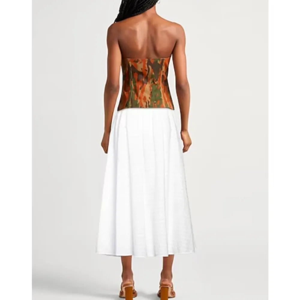 Nederdele<MSGM Midi Nederdel Hvid