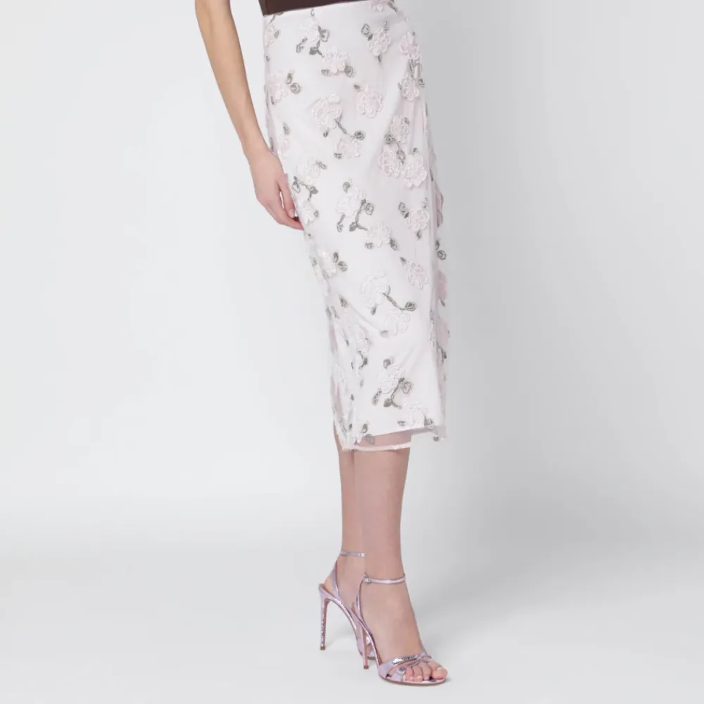 Nederdele^ROTATE Birger Christensen Midi Skirt Multifarvet