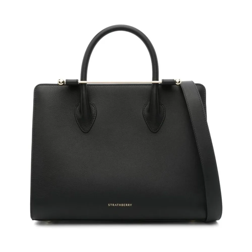 Håndtasker^Strathberry MIDI Tote 100 Sort