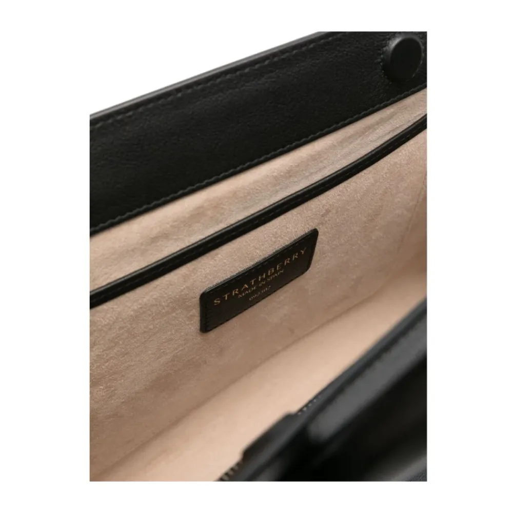 Håndtasker^Strathberry MIDI Tote 100 Sort