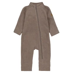 Jumpsuits<Mikk-Line - Cotton Fleece Baby Suit, 12002 - Melange Denver Grå