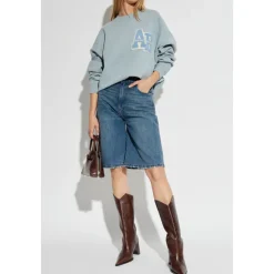 Sweatshirts<Anine Bing Miles Sweatshirt Blå