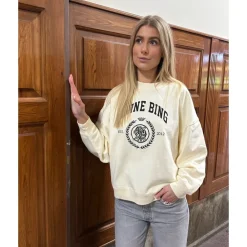 Sweatshirts|Striktrøjer & Sweatere^Anine Bing Miles Sweatshirt Collegiate Beige