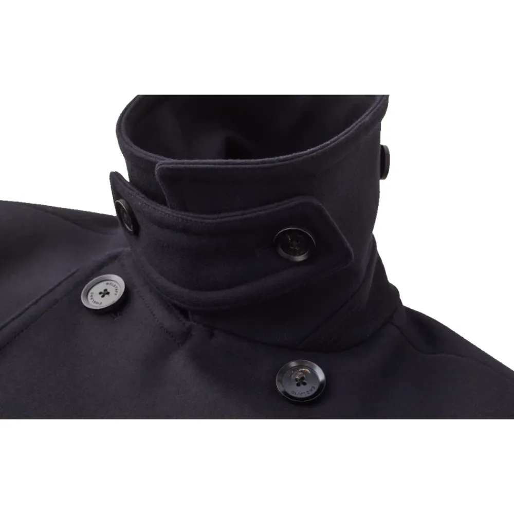 Frakker^Belstaff Milford Peacoat Uld Kashmir Blanding Blå