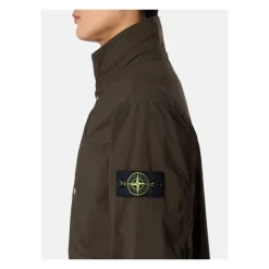 Jakker^Stone Island Militærstil Ripstop Jakke Grøn