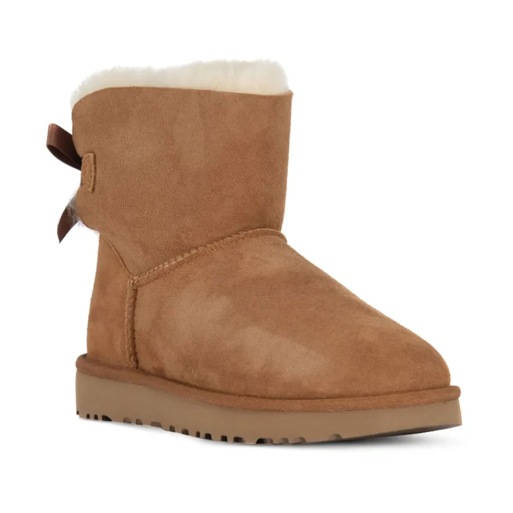 Støvler<UGG Mini Bailey Bow II Støvler Chestnut Brun