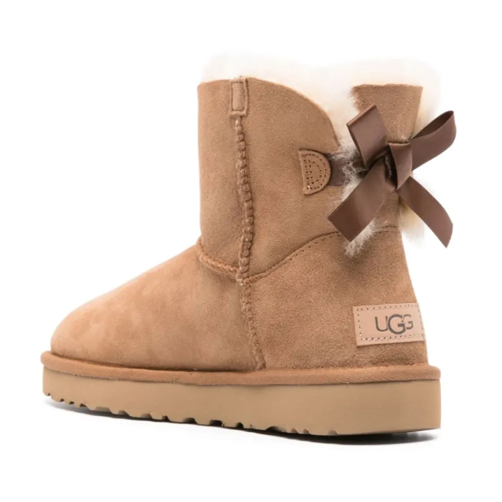 Støvler<UGG Mini Bailey Bow II Støvler Chestnut Brun